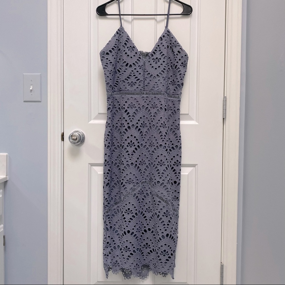 [Backorder] Periwinkle Pineapple Charlene Midi Dress